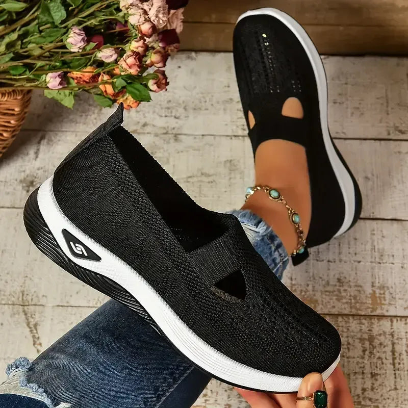 Damskie Wsuwane Sneakersy Ortopedyczne - Codzienne i Oddychające