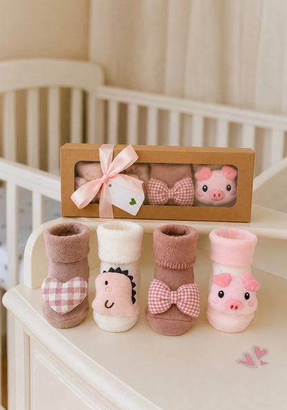 Baby Gift Box - The Pink Sock Collection