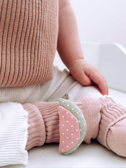Watermelon Baby Socks