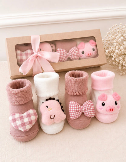 Baby Gift Box - The Pink Sock Collection