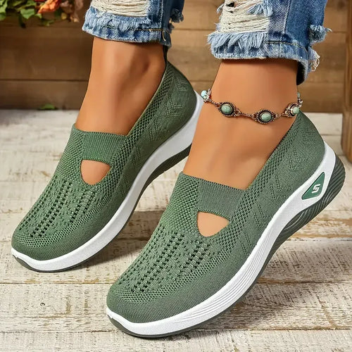 Damskie Wsuwane Sneakersy Ortopedyczne - Codzienne i Oddychające