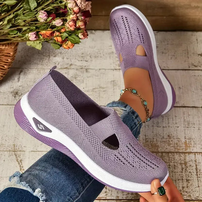 Women's Casual Breathable Slip On Orthopaedic Walking Sneakers